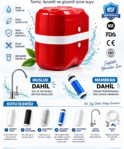PureWater 5 Aşama NSF'li Su Arıtma Cihazı Tam Set