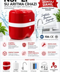 PureWater 5 Aşama NSF'li Su Arıtma Cihazı Set & Montaj